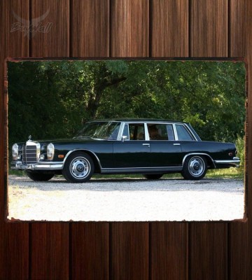 Металлическая табличка Mercedes-Benz 600 (W100)